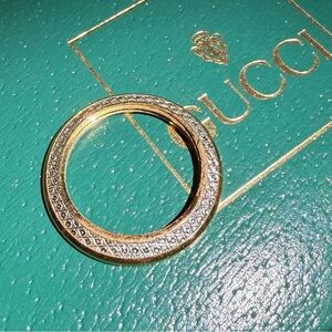 Gucci Gold Diamond Cut Bezel